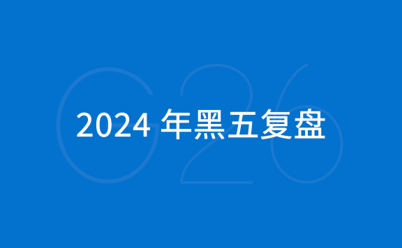 2024 年黑五复盘